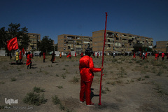 مراسم شبیه خوانی در شهرک عرب‌ها - مشهد 