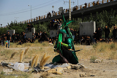 مراسم شبیه خوانی در شهرک عرب‌ها - مشهد 