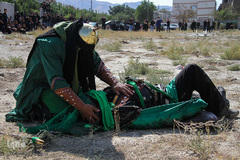 مراسم شبیه خوانی در شهرک عرب‌ها - مشهد 