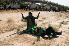 مراسم شبیه خوانی در شهرک عرب‌ها - مشهد 