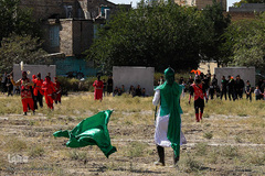 مراسم شبیه خوانی در شهرک عرب‌ها - مشهد 