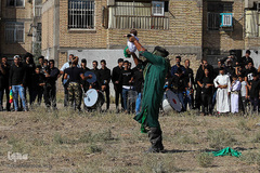 مراسم شبیه خوانی در شهرک عرب‌ها - مشهد 