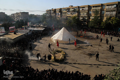 مراسم شبیه خوانی در شهرک عرب‌ها - مشهد 