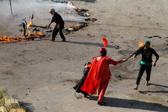 مراسم شبیه خوانی در شهرک عرب‌ها - مشهد 