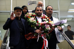 استقبال از هادی اسفیدانی، مقام اول مسابقات جهانی قرآن کریم