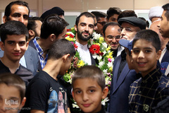 استقبال از هادی اسفیدانی، مقام اول مسابقات جهانی قرآن کریم