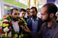 استقبال از هادی اسفیدانی، مقام اول مسابقات جهانی قرآن کریم