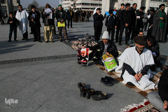 تجمع مردم مشهد در پی شهادت سردار سپهبد قاسم سلیمانی