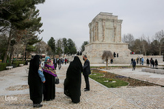 حال و هوای آرامگاه فردوسی در نخستین روز نوروز 1400
