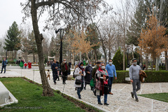 حال و هوای آرامگاه فردوسی در نخستین روز نوروز 1400
