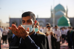 نماز عید فطر در حرم مطهر رضوی
