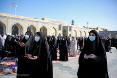 نماز عید فطر در حرم مطهر رضوی
