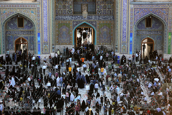 نقاره‌زنی حرم مطهر رضوی در آستانه میلاد حضرت رضا علیه السلام
