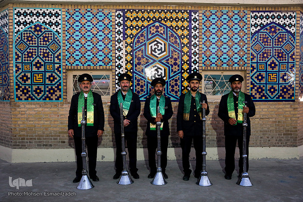 نقاره‌زنی حرم مطهر رضوی در آستانه میلاد حضرت رضا علیه السلام
