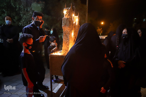 مراسم شام غریبان در شهرک شهید بهشتی - مشهد
