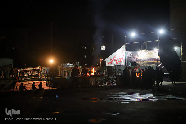 مراسم شام غریبان در شهرک شهید بهشتی - مشهد
