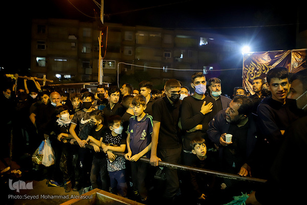 مراسم شام غریبان در شهرک شهید بهشتی - مشهد
