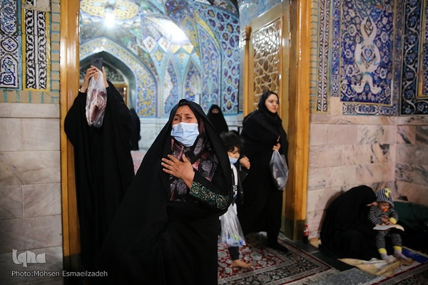 مراسم احیاء شب نوزدهم ماه رمضان در حرم مطهر رضوی
