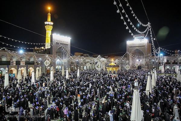مراسم احیاء شب نوزدهم ماه رمضان در حرم مطهر رضوی
