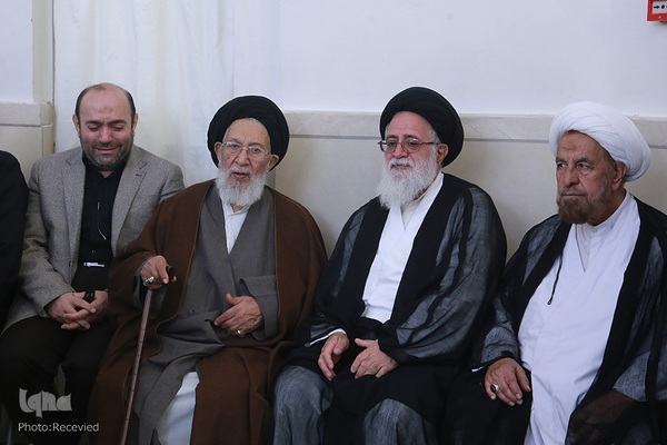 مراسم ترحیم احمد مهدوی دامغانی