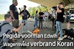 Le chef du Pegida néerlandais incendie un Coran