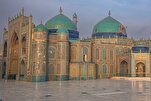 Sebagian Masjid Kabud Rusak Gempa Mazar-e-Sharif