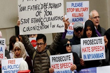 Londra:manifestazione in difesa dei musulmani Rohingya