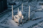 Мечеть из снега появилась в Казахстане