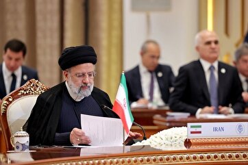 Похвальный поступок  президента Ирана во время выступления на заседании ОЭС
